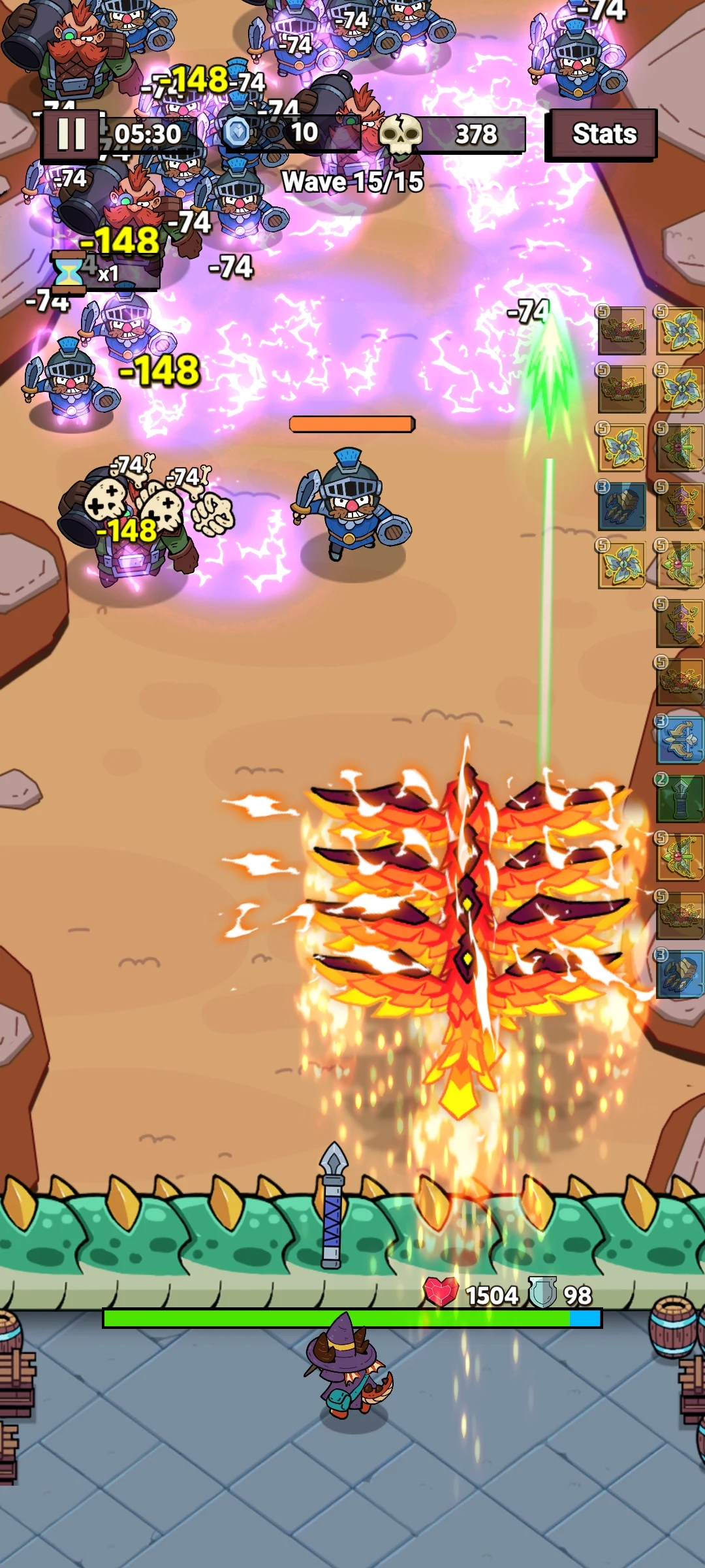 Fluffy Backpack: Merge Defense screenshot